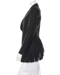 Alaia Alaa Fringe Coat