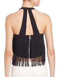 Parker Retreat Fringed Cropped Top