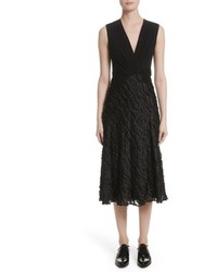 Yigal Azrouel Chevron Fringe Fil Coupe Dress