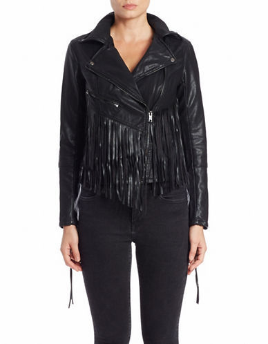 blank nyc fringe leather jacket