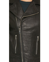 RtA Morisson Leather Fringe Jacket