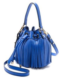 Milly Essex Fringe Small Bucket Bag