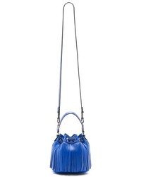 Milly Essex Fringe Small Bucket Bag