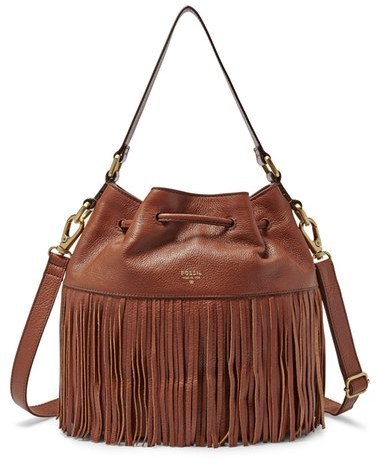 Fossil Jules Leather Fringe Bucket Bag, $148, Nordstrom