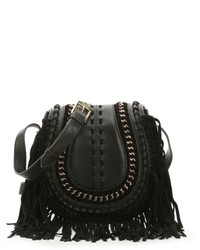 Madison Leather Crossbody Bag  Black
