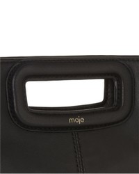 Maje The M Leather Cross Body Bag