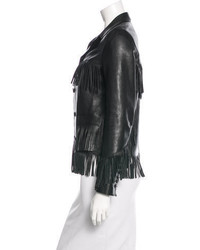 Saint Laurent Curtis Leather Jacket