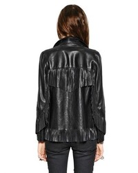 Saint Laurent Fringed Leather Jacket