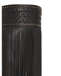 Ivy Kirzhner 120mm Leather Fringed Wedge Boots