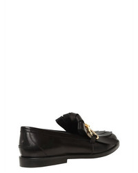 Mulberry 20mm Fringed Leather Loafers