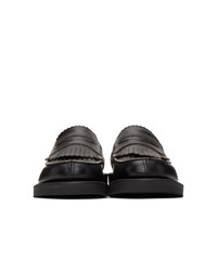 Our Legacy Black Leather Loafers