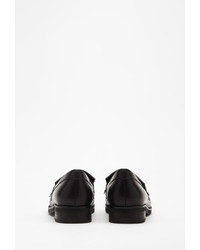 Forever 21 Fringed Faux Leather Loafers