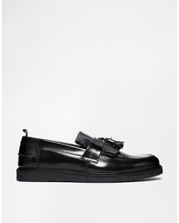 Fred Perry Laurel Wreath Hawkhurst Leather Loafers