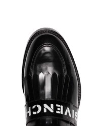Givenchy Logo Fringe Leather Loafers