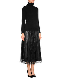 Valentino Leather Fringe Skirt | Where to buy & how to wear