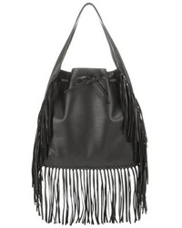 Polo Ralph Lauren Fringed Leather Tote