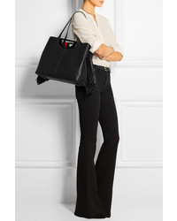 Christian Louboutin Passage Fringed Textured Leather Tote