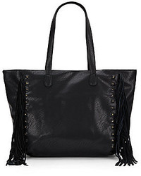 Saks Fifth Avenue Fringed Faux Leather Tote