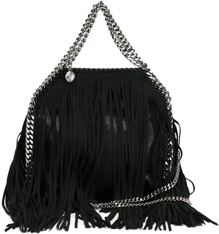 Stella McCartney Mini Falabella Fringed Tote, $3,128 | farfetch.com ...