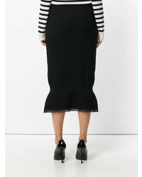 Christian Dior Vintage Fringed Knitted Skirt