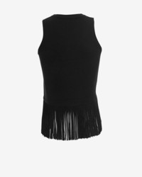 Timo Weiland Fringe Trim Knit Tank