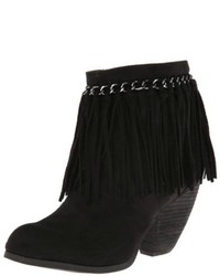 Not Rated Chain Linked Fringe Bootie