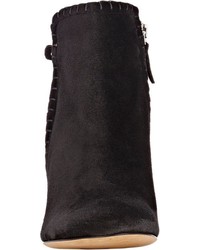 Tabitha Simmons Fringed Surrey Ankle Boots Black