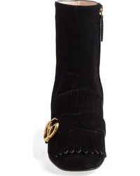 Gucci Gg Marmont Fringe Bootie