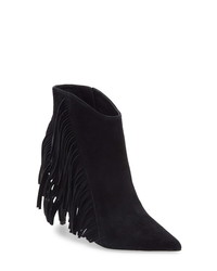 AllSaints Izzy Fringe Pointed Toe Bootie