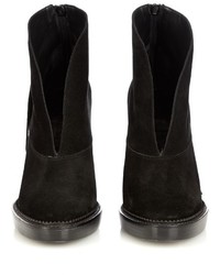 Burberry Prorsum Fringed Suede Ankle Boots