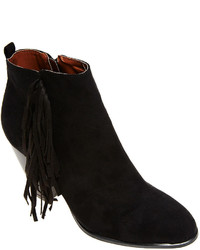 Wet Seal Fringe Faux Suede Booties