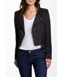 Fate Faux Suede Fringed Jacket