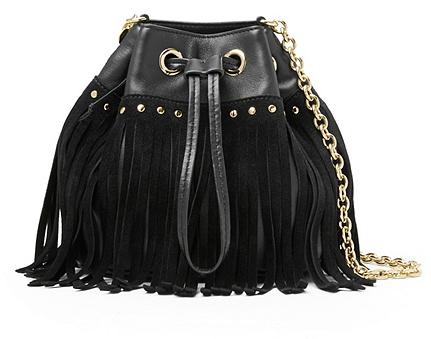 Diane Von Furstenberg Fringed Bucket Bag