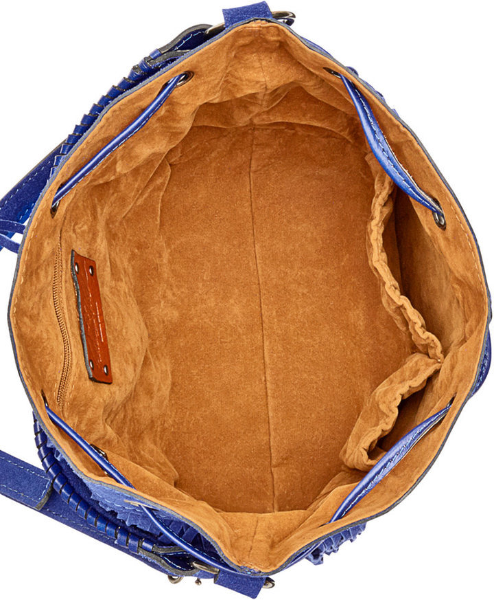 Patricia Nash Elisa Leather Bucket Bag - Yahoo Shopping