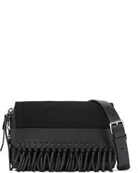 3.1 Phillip Lim Bianca Small Fringed Suede And Leather Shoulder Bag