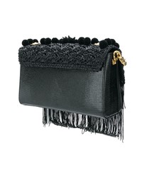 Dolce & Gabbana Dg Millennials Appliqu Fringed Shoulder Bag