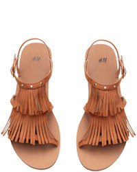 H&M Sandals With Fringe
