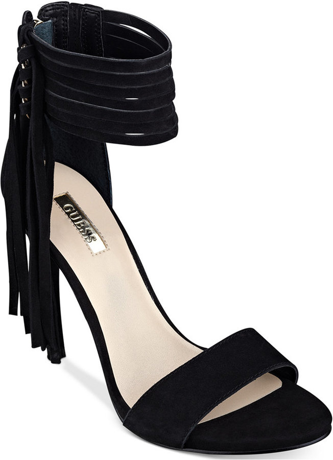 Nine West Pruce Women's Leather Dress Sandals, Size: 9.5, Med Brown