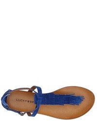 Lucky Brand Wekka Fringed Flat Sandal