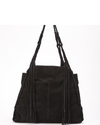 Cali Suede Tote With Fringe