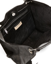 Urban Originals Wonder Fringed Tote Bag Black