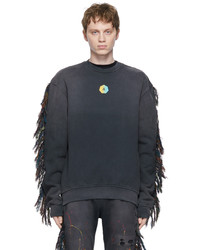 Alchemist Black Fringe Surfside Sweatshirt