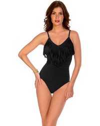 Miraclesuit Magic Suit By Solid Blaire Fringe One Piece