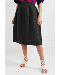 Marni Cotton And Twill Midi Skirt