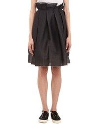 Yang Li Pleated Circle Skirt Black