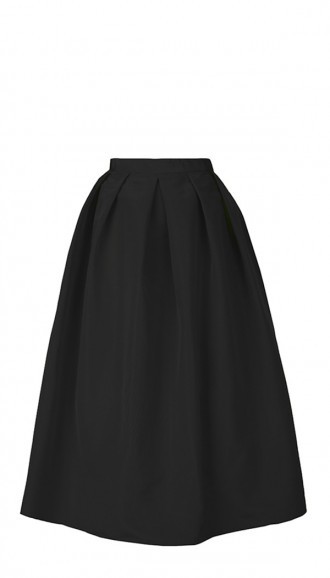 Tibi Silk Faille Full Skirt, $525 | Tibi | Lookastic