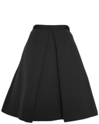 Tibi Silk Faille Pleated Full Skirt