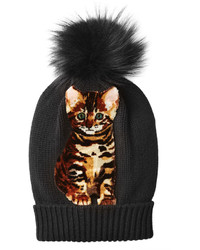 Dolce & Gabbana Cashmere Hat With Fox Fur