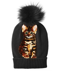 Dolce & Gabbana Cashmere Hat With Fox Fur