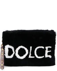 Dolce & Gabbana Cleo Fur Clutch Bag